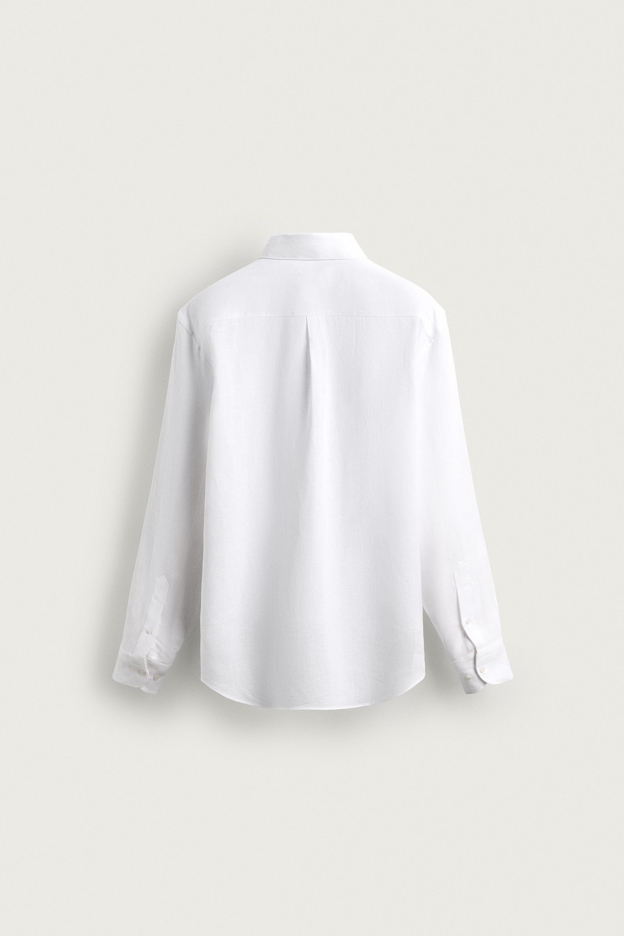 CHEMISE REGULAR FIT 100% LIN